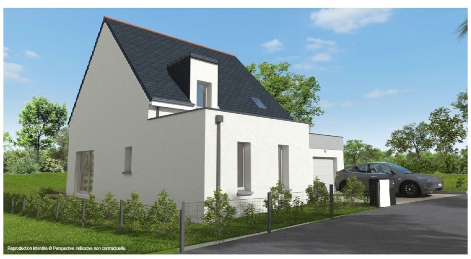 Terrain + Maison neuve de 124 m² à Dinan