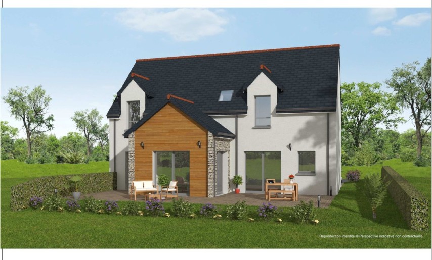 Terrain + Maison neuve de 93 m² à Cherrueix