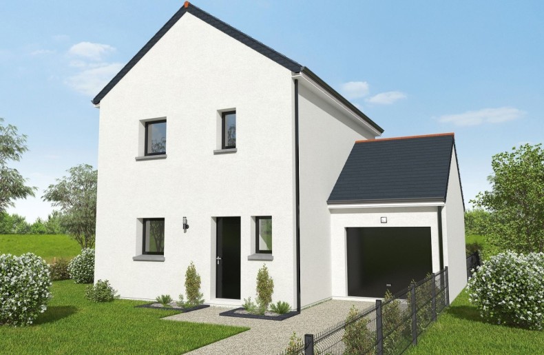 Terrain + Maison neuve de 85 m² à Plerguer