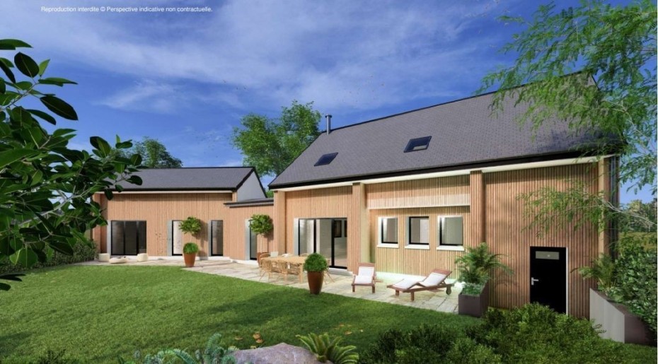 Terrain + Maison neuve de 140 m² à Pleurtuit