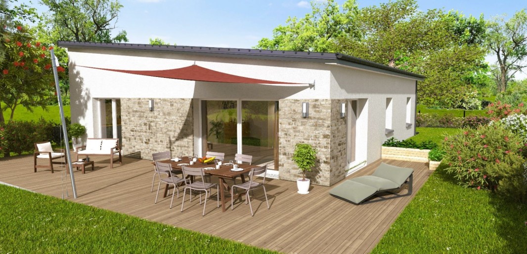 Terrain + Maison neuve de 82 m² à Saint-Judoce