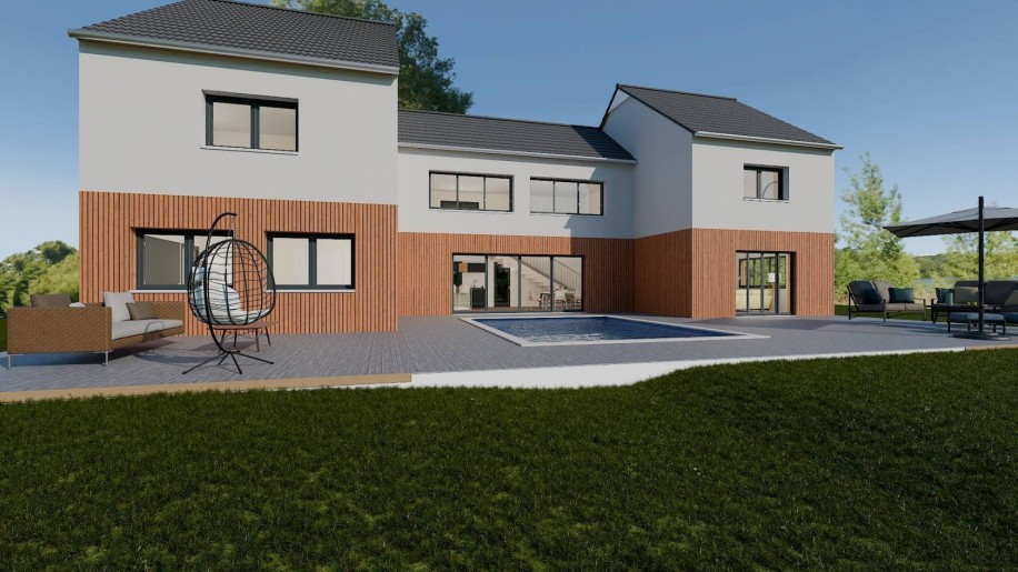 Terrain + Maison neuve de 250 m² à Dinard