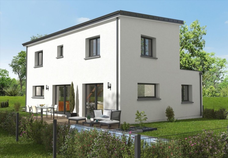 Terrain + Maison neuve de 131 m² à Baud
