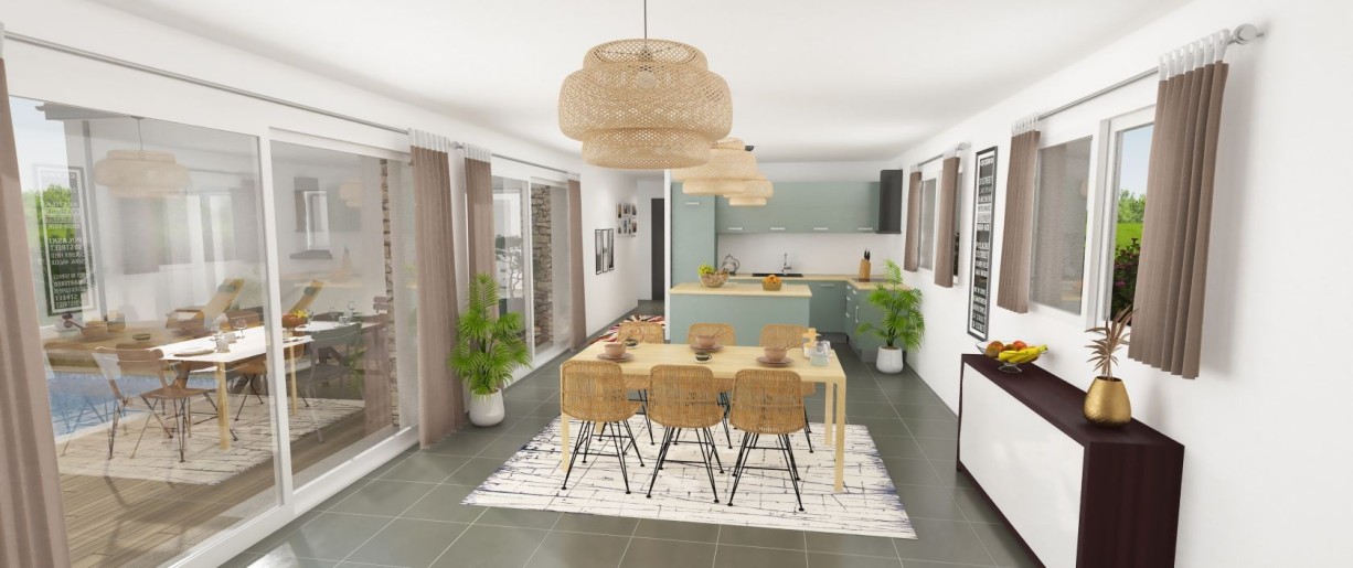 Terrain + Maison neuve de 184 m² à Ploërmel
