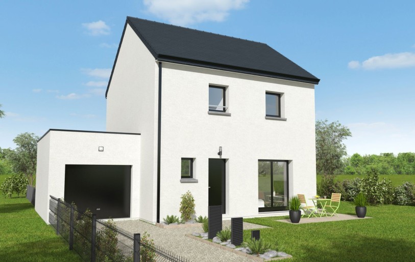 Terrain + Maison neuve de 85 m² à Gourhel