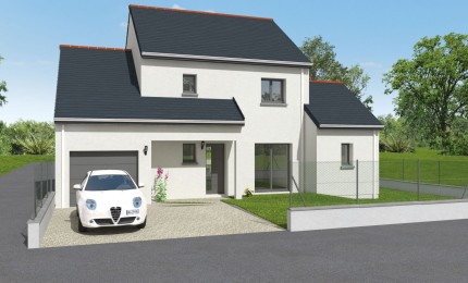 Terrain + Maison neuve de 112 m² à Saint-Guyomard