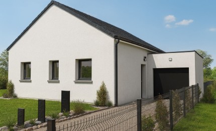 Terrain + Maison neuve de 75 m² à Damgan