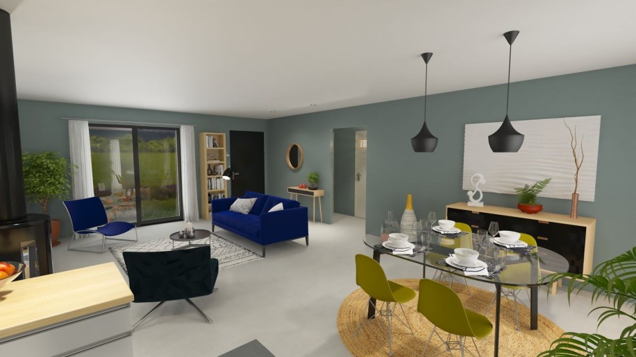 Terrain + Maison neuve de 75 m² à Férel