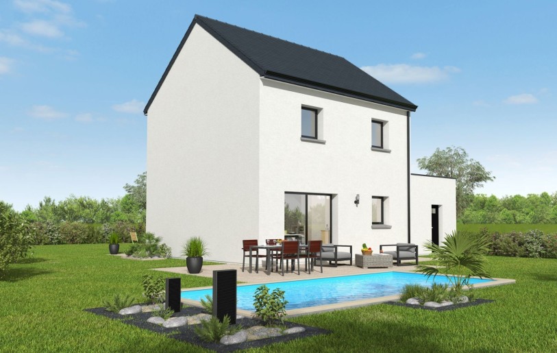 Terrain + Maison neuve de 85 m² à Férel