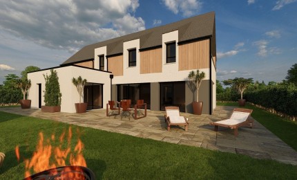 Terrain + Maison neuve de 162 m² à Baden