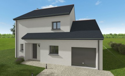 Terrain + Maison neuve de 111 m² à Étel