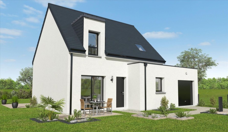 Terrain + Maison neuve de 85 m² à Étel