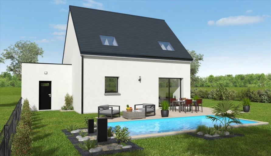 Terrain + Maison neuve de 85 m² à Étel