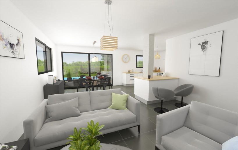 Terrain + Maison neuve de 95 m² à Colpo