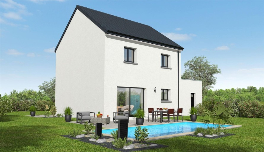 Terrain + Maison neuve de 95 m² à Colpo
