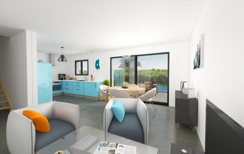 Terrain + Maison neuve de 95 m² à Colpo