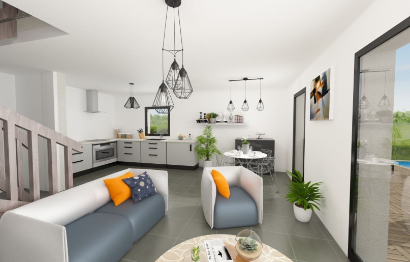 Terrain + Maison neuve de 85 m² à Colpo