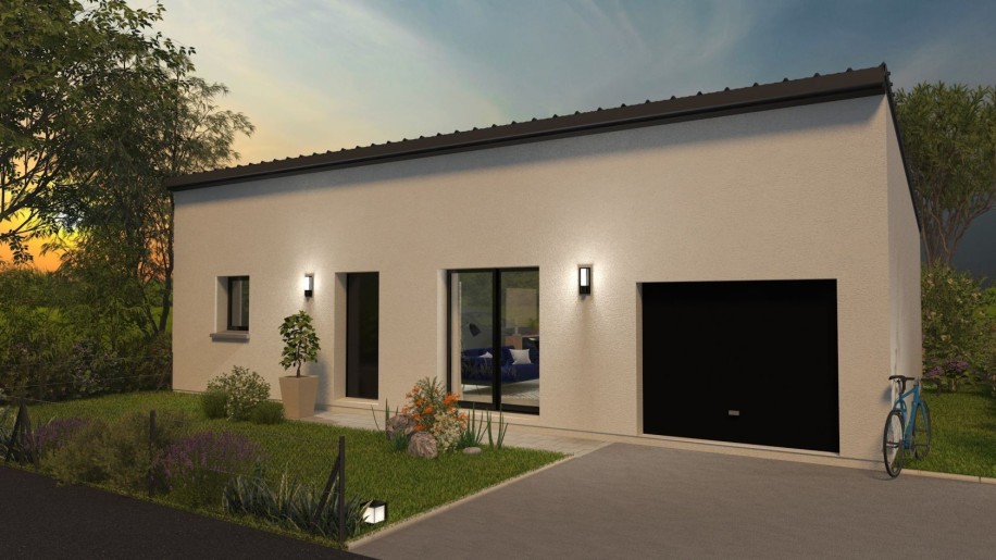 Terrain + Maison neuve de 75 m² à Colpo