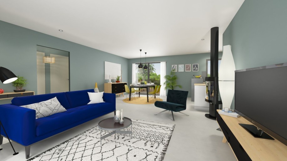 Terrain + Maison neuve de 75 m² à Colpo