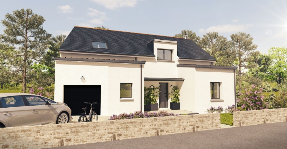 Terrain + Maison neuve de 120 m² à Brech