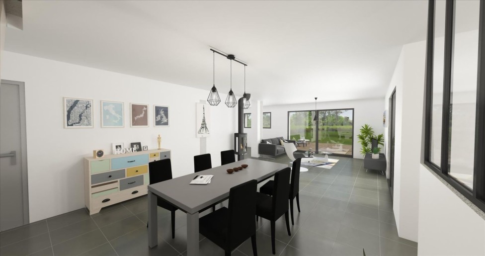 Terrain + Maison neuve de 149 m² à Locqueltas