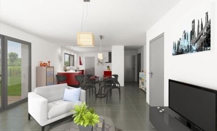 Terrain + Maison neuve de 90 m² à Belz