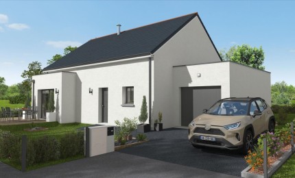 Terrain + Maison neuve de 97 m² à Guénin