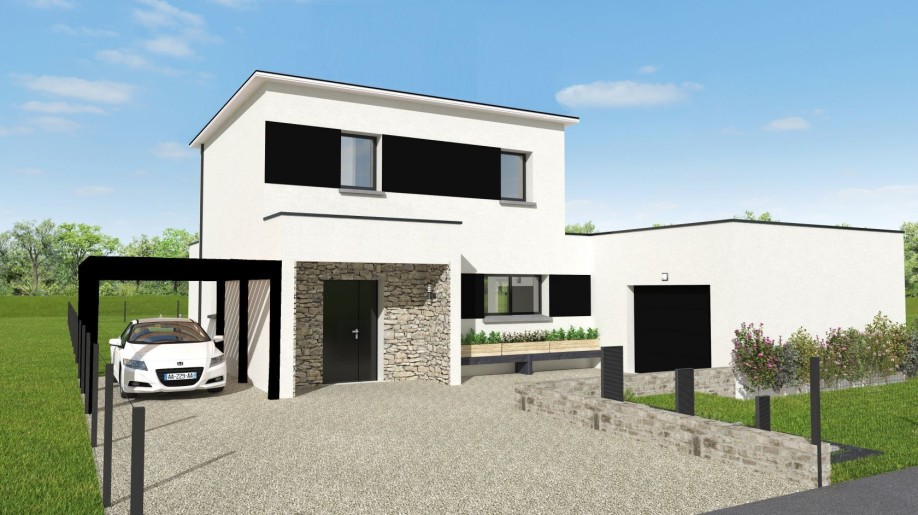 Terrain + Maison neuve de 115 m² à Questembert