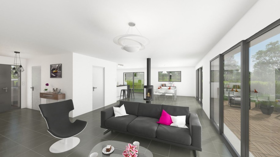 Terrain + Maison neuve de 115 m² à Questembert