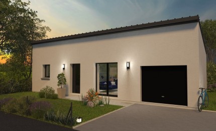 Terrain + Maison neuve de 75 m² à Locoal-Mendon