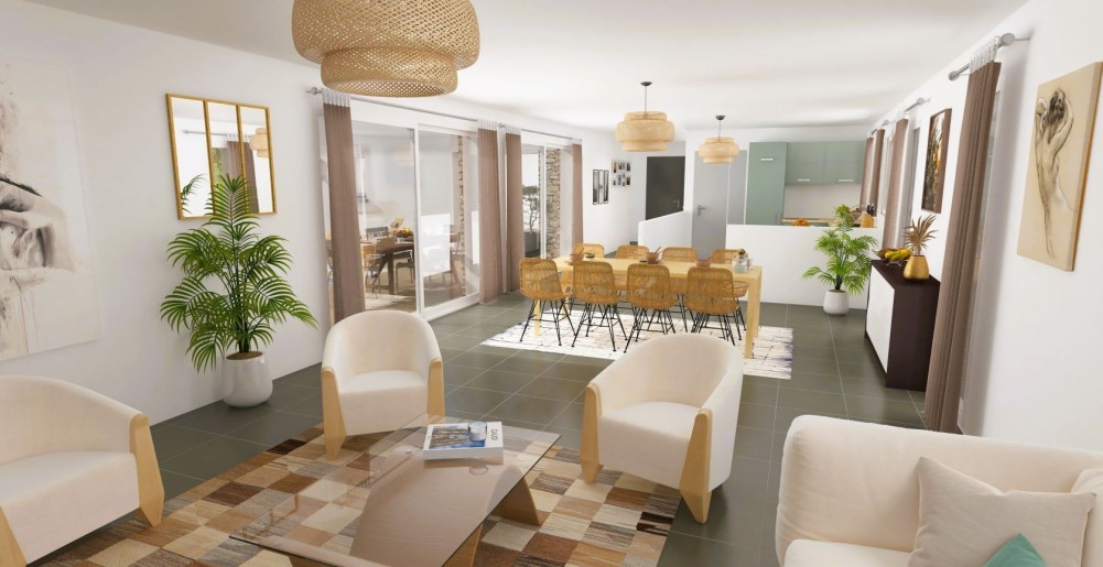 Terrain + Maison neuve de 160&nbsp;m² à Vannes