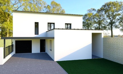 Terrain + Maison neuve de 115&nbsp;m² à Plougoumelen