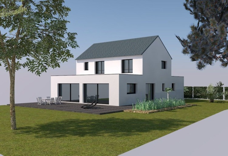 Terrain + Maison neuve de 128&nbsp;m² à Monterblanc