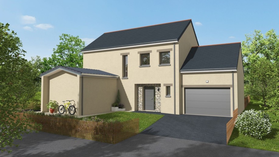 Terrain + Maison neuve de 150&nbsp;m² à Sainte-Anne-d'Auray