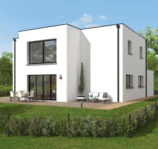 Terrain + Maison neuve de 153&nbsp;m² à Plougoumelen