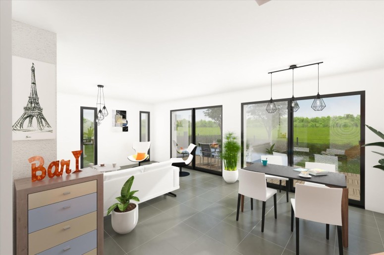 Terrain + Maison neuve de 132&nbsp;m² à Baden