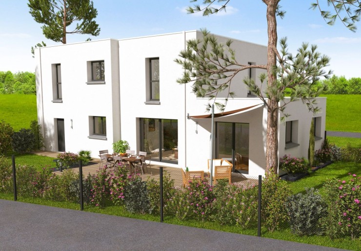 Terrain + Maison neuve de 119&nbsp;m² à Pluvigner