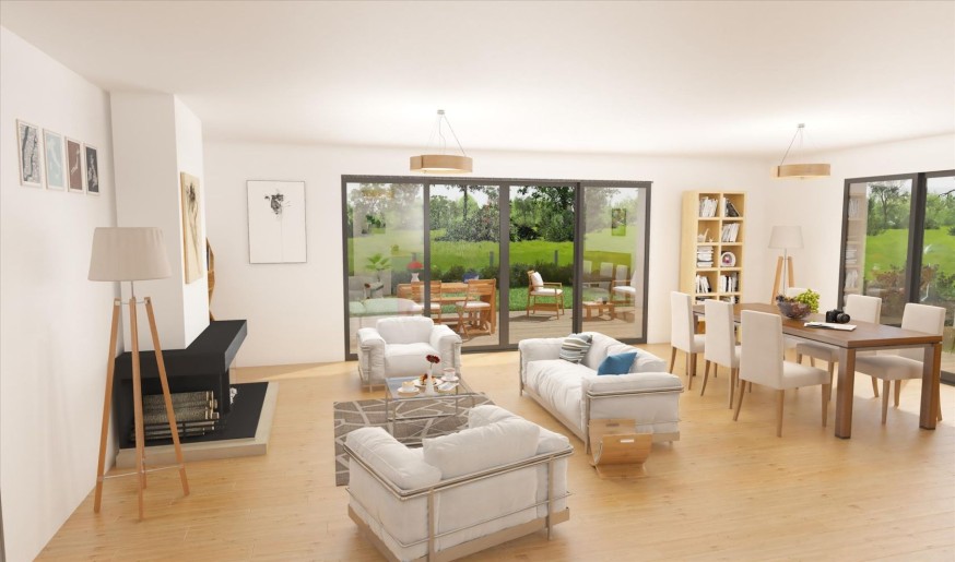 Terrain + Maison neuve de 142&nbsp;m² à Locqueltas