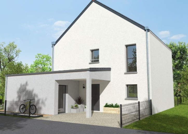 Terrain + Maison neuve de 101&nbsp;m² à Locoal-Mendon