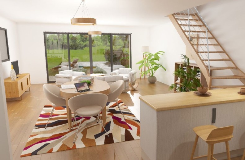 Terrain + Maison neuve de 155&nbsp;m² à Le Sourn