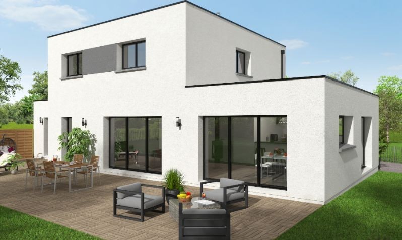 Terrain + Maison neuve de 130&nbsp;m² à Plumelin
