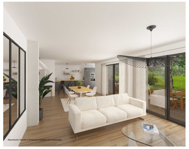 Terrain + Maison neuve de 152&nbsp;m² à Bieuzy