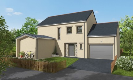 Terrain + Maison neuve de 150&nbsp;m² à Locoal-Mendon