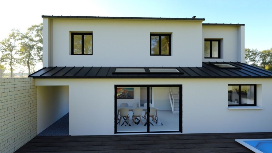 Terrain + Maison neuve de 115&nbsp;m² à Plougoumelen