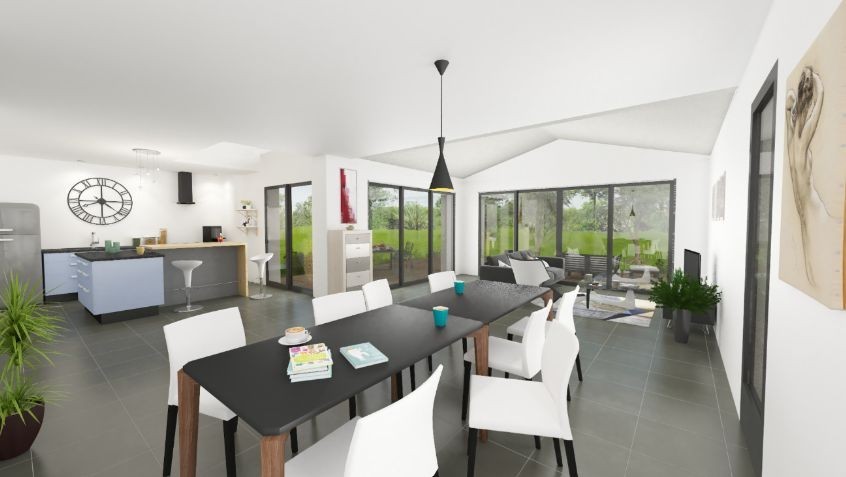 Terrain + Maison neuve de 125&nbsp;m² à Locminé