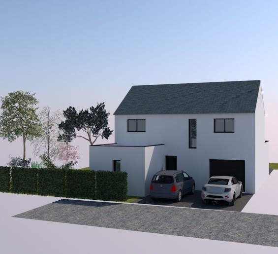 Terrain + Maison neuve de 128&nbsp;m² à Monterblanc