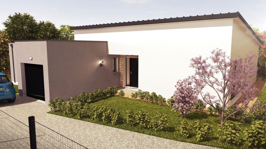 Terrain + Maison neuve de 113&nbsp;m² à Brandivy