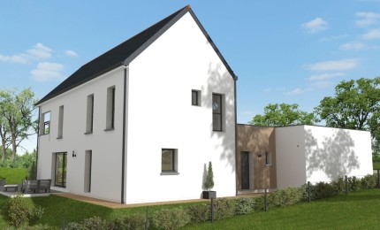 Terrain + Maison neuve de 110&nbsp;m² à Saint-Guyomard