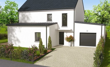 Terrain + Maison neuve de 146&nbsp;m² à Sainte-Anne-d'Auray