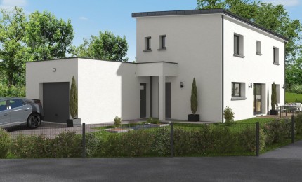 Terrain + Maison neuve de 131&nbsp;m² à Plougoumelen